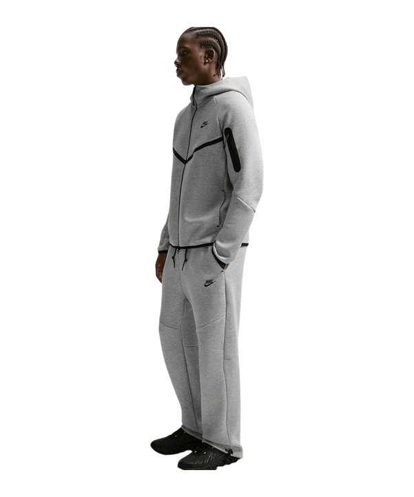 Nike Tech Open Hem Jogginghose Grau