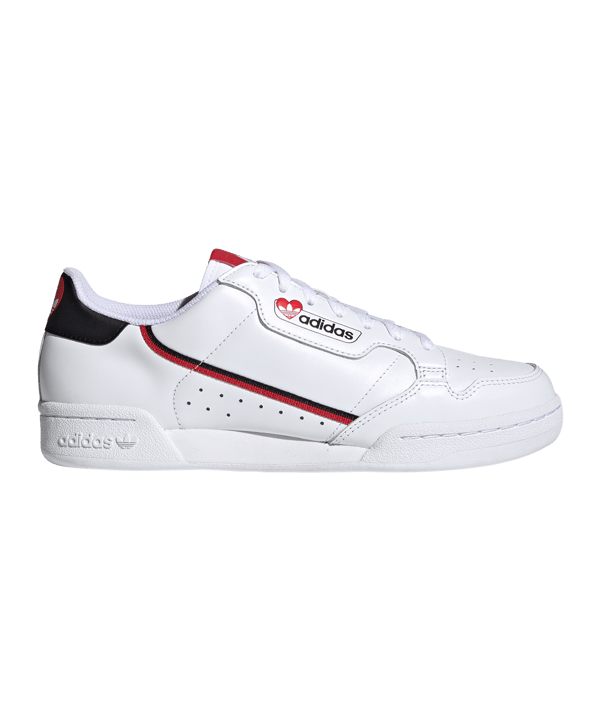 adidas Originals Continental 80 Weiss Schwarz - weiss