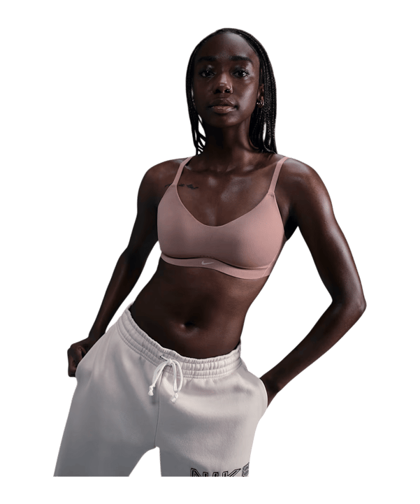 Nike Alate Minimalist Light Sport-BH Damen Braun F207