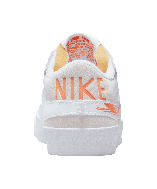 Nike Blazer Low 77 Jumbo Weiss Orange F100 - weiss