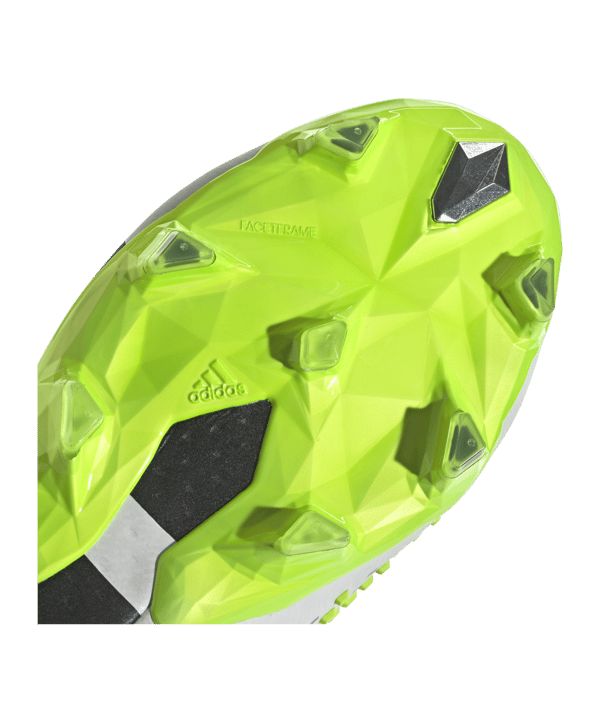 adidas Predator Accuracy+ FG Crazyrush Weiss Schwarz Gelb - weiss