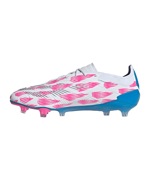 adidas Predator Elite FG Reemergence Weiss Blau - weiss