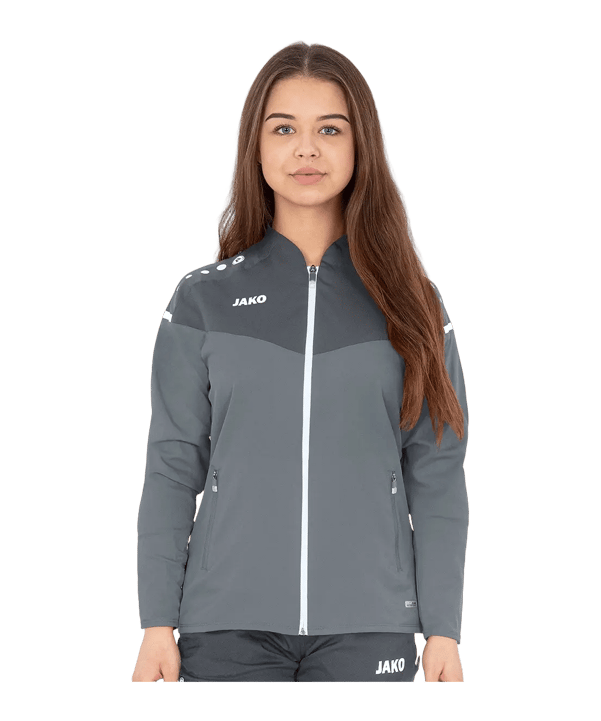 JAKO Champ 2.0 Veste de présentation Femmes Gris C040 - gris