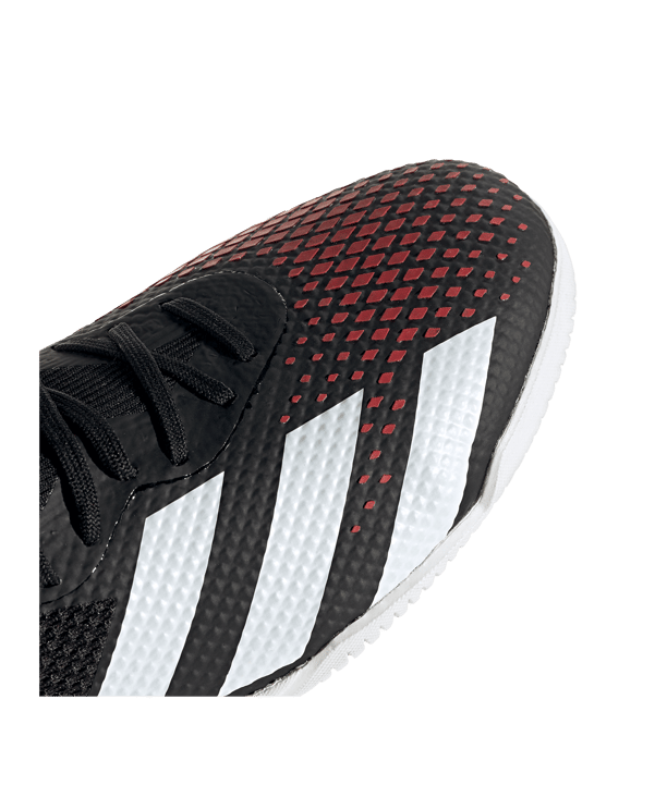 adidas Predator Mutator 20.3 IN Halle Schwarz Rot - schwarz