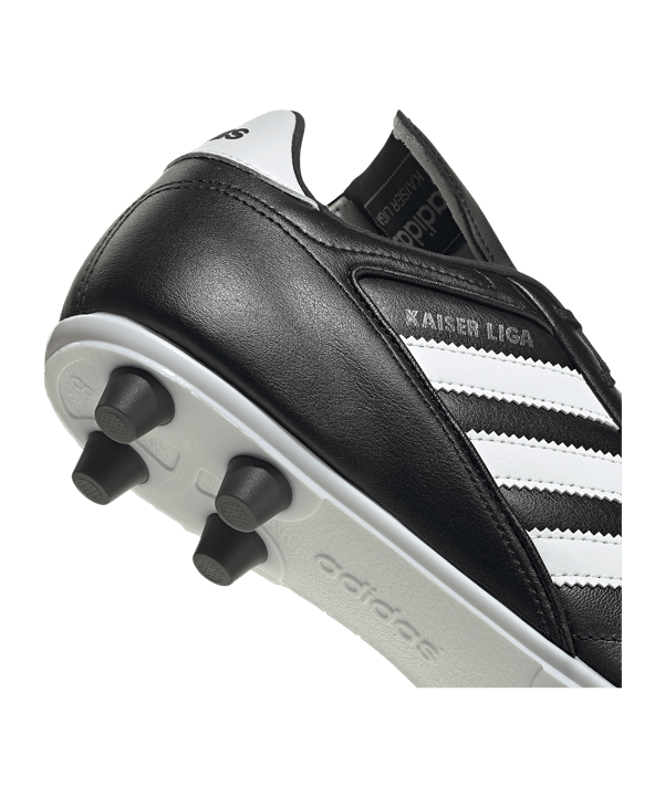 adidas Kaiser Liga 2 FG Schwarz - schwarz
