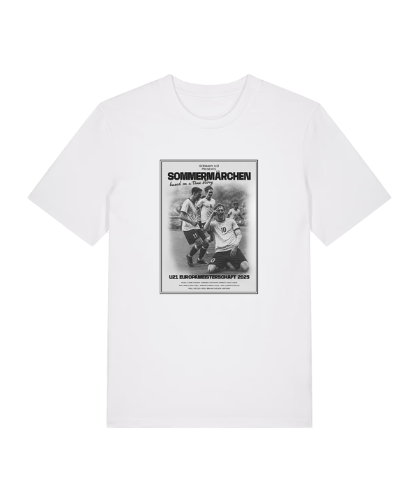 Deutschland U21 Sommermärchen T-Shirt 2025 Weiß - weiss