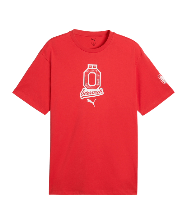 PUMA ÖFB Österreich FtblCulture T-Shirt Rot F20