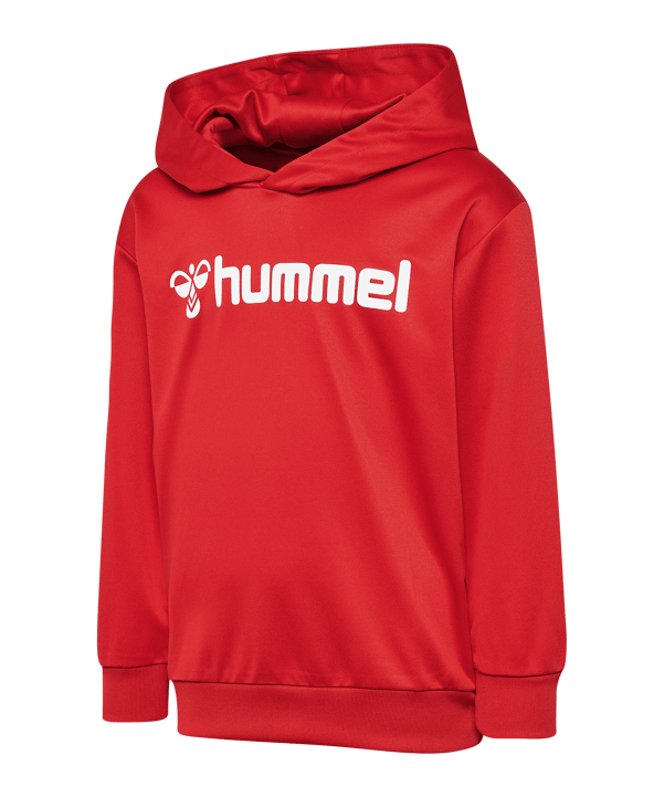 Hummel Logo Hoody Kids Rot F3062 - rot