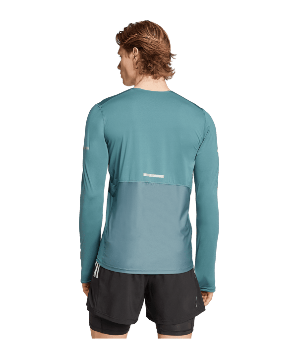 adidas Adi365 Running Climacool+ LS T-Shirt Vert - vert