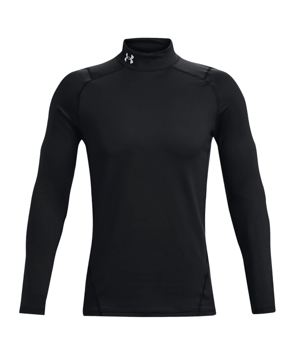 Under Armour Baselayer CG Fitted Mock Longsleeve T-Shirt Schwarz F001 - schwarz