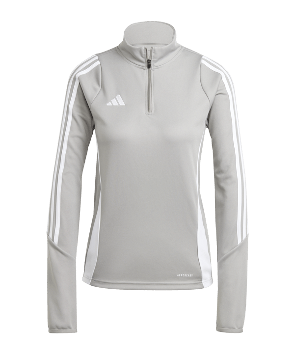 adidas Tiro 24 Trainingstop Damen Grau Weiss - grau