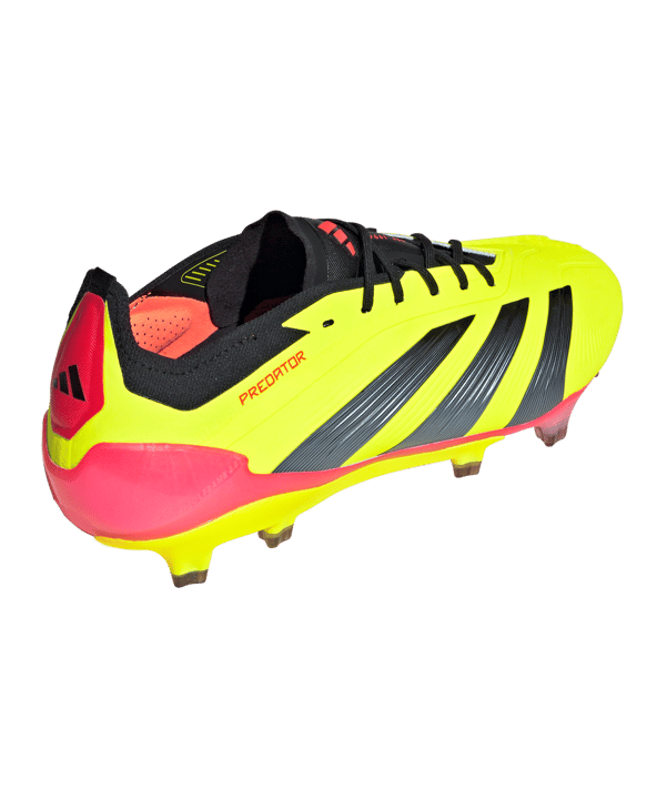 adidas Predator Elite FG Energy Citrus Gelb Schwarz Rot - gelb