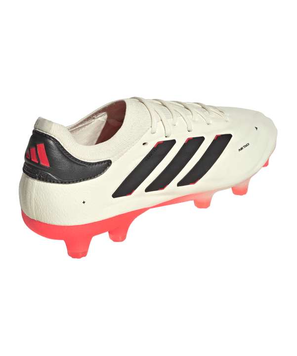 adidas COPA Pure 2 Elite KT FG Solar Energy Weiss Schwarz Rot - weiss