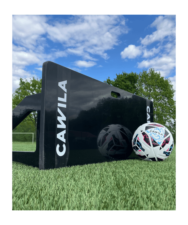 Cawila ACADEMY Prallwand 100x40cm Schwarz - schwarz