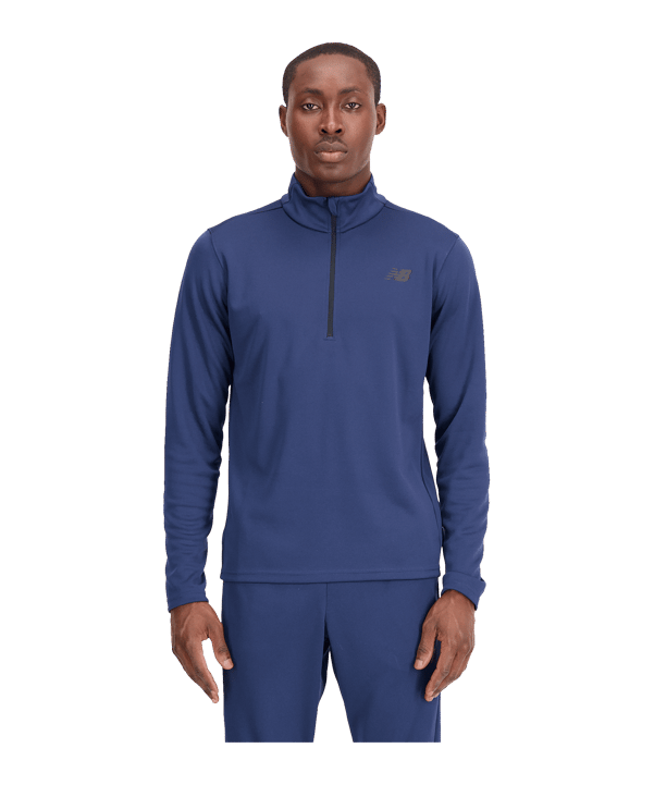 New Balance Tenacity HalfZip Sweatshirt Blau FNNY - blau
