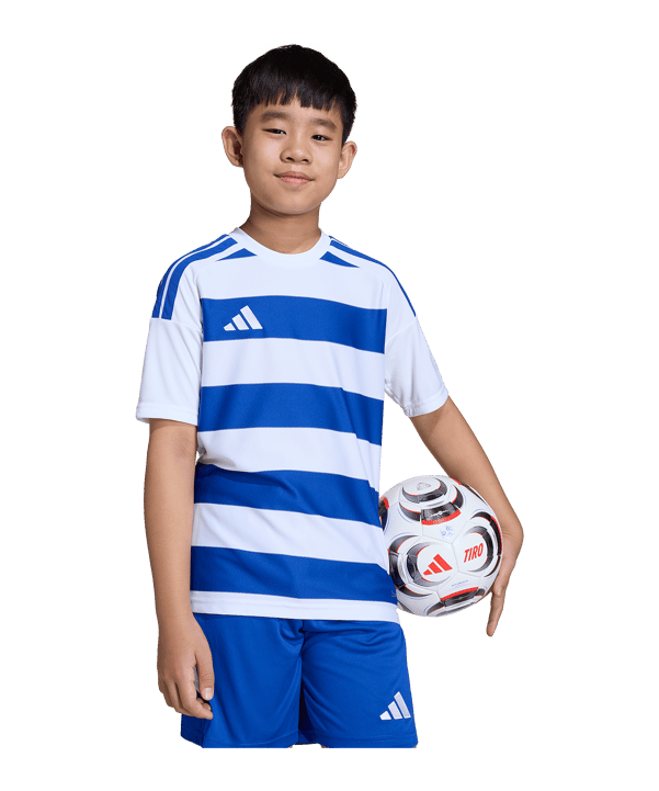adidas Hooped 26 Trikot Kids Weiß - weiss