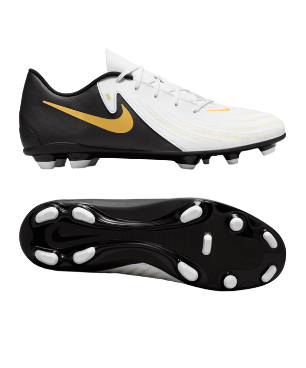 Nike Phantom GX II Club FG/MG Mad Ready Weiss Schwarz F100 - weiss