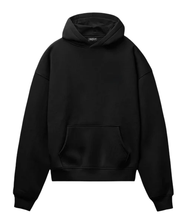 Burocs Basic Hoody Schwarz - schwarz