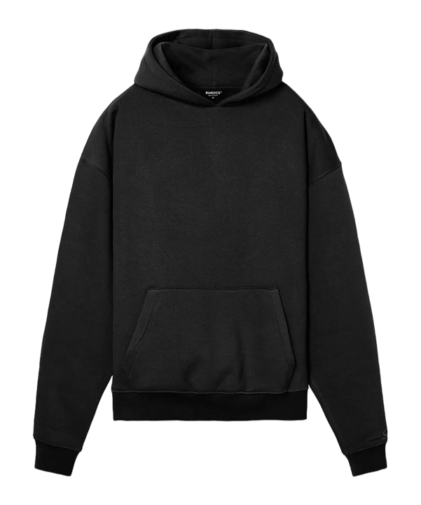 Burocs Basic Hoody Schwarz - schwarz