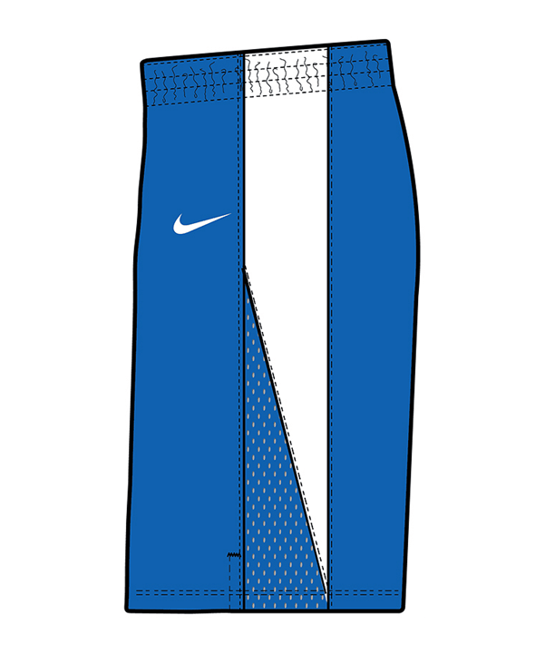 Nike Team Basketball Stock Short Damen Blau F463 - blau