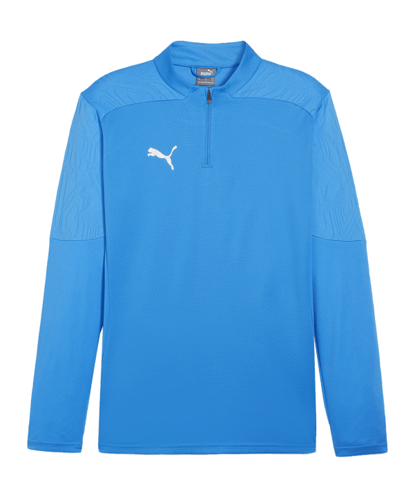PUMA teamFINAL Training 1/4 Zip Sweatshirt F02 - dunkelblau