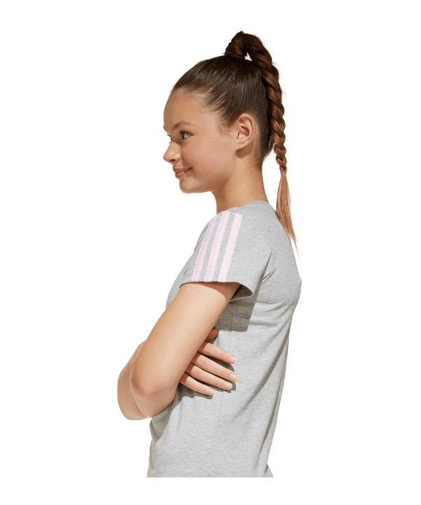 adidas Essentials T-Shirt Kids Grau - grau