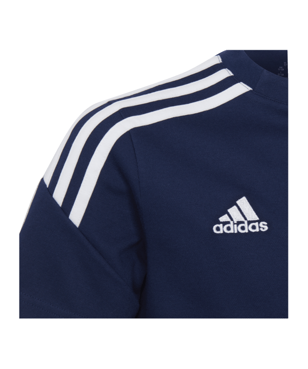 adidas Condivo 22 Poloshirt Kids Blau - blau