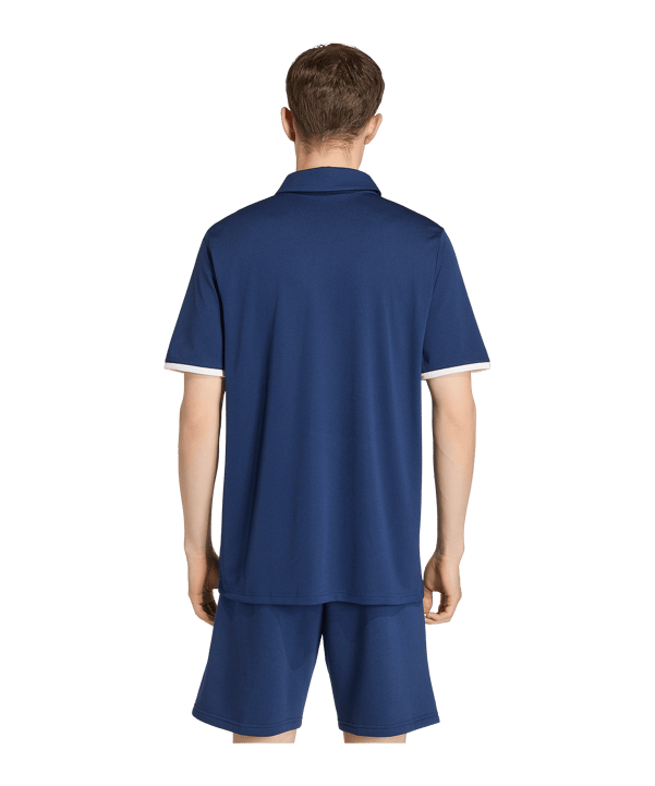 adidas Entrada 26 Polo Dunkelblau - weiss