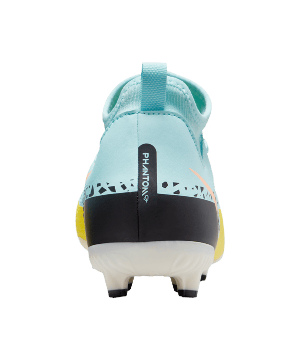 Nike Jr Phantom GT2 Academy DF FG/MG Kids Lucent Türkis Gelb F407 - tuerkis