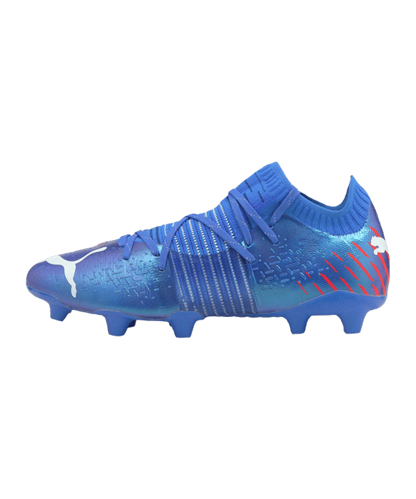 PUMA FUTURE 1.2 Faster Football FG/AG Blau Rot F01 - blau