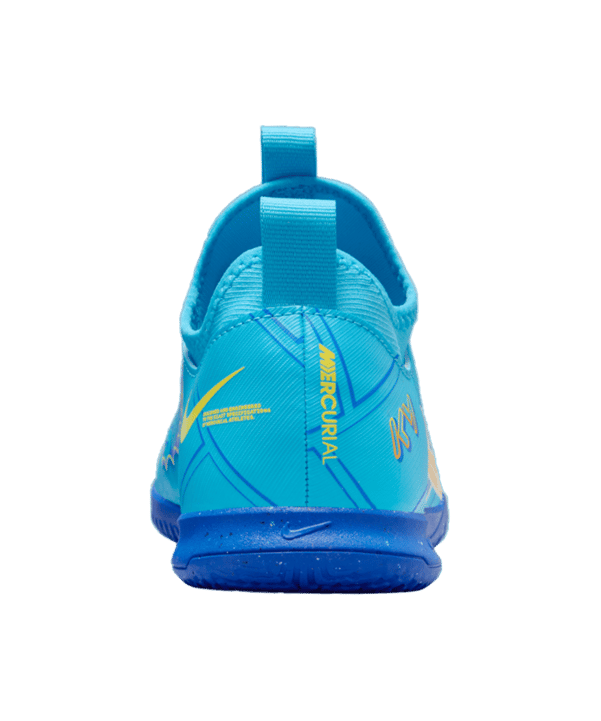 Nike Jr Air Zoom Mercurial Vapor XV Academy IC Halle Mbappe Signature Kids Blau F400 - blau
