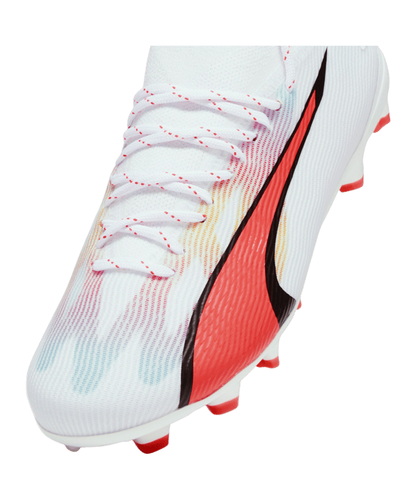PUMA ULTRA Pro FG/AG Breakthrough Jr Kids Weiss Rot F01 - weiss