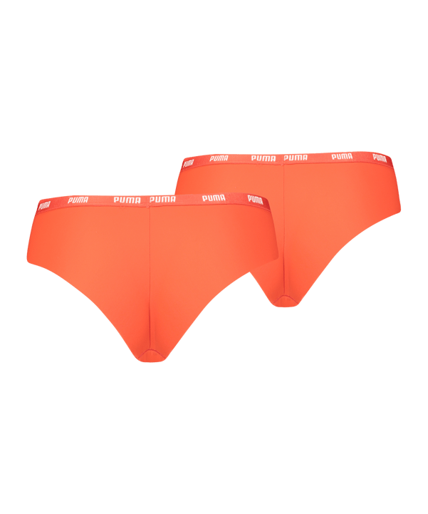 PUMA Microfiber Brazilian 2er Pack Damen F008 - orange
