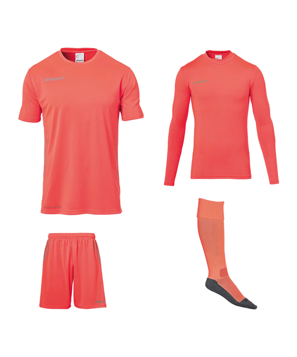 uhlsport Score Torwartset Kids Rot Grau F02 - rot