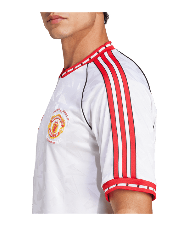 adidas Manchester United 1991 Trikot Away Weiss - weiss