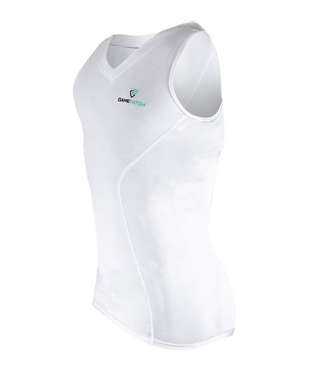 Gamepatch Compressishirt Hemd Weiß - weiss
