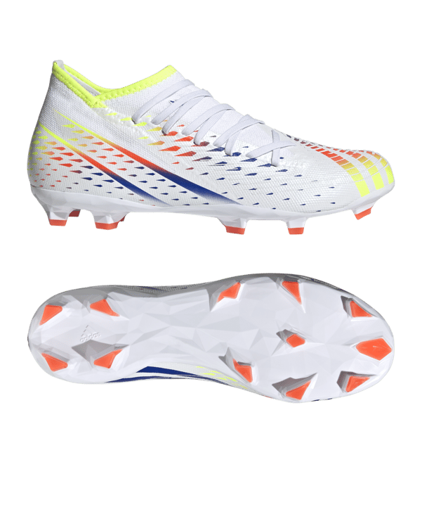 adidas Predator EDGE.3 FG Al Rihla Weiss - weiss