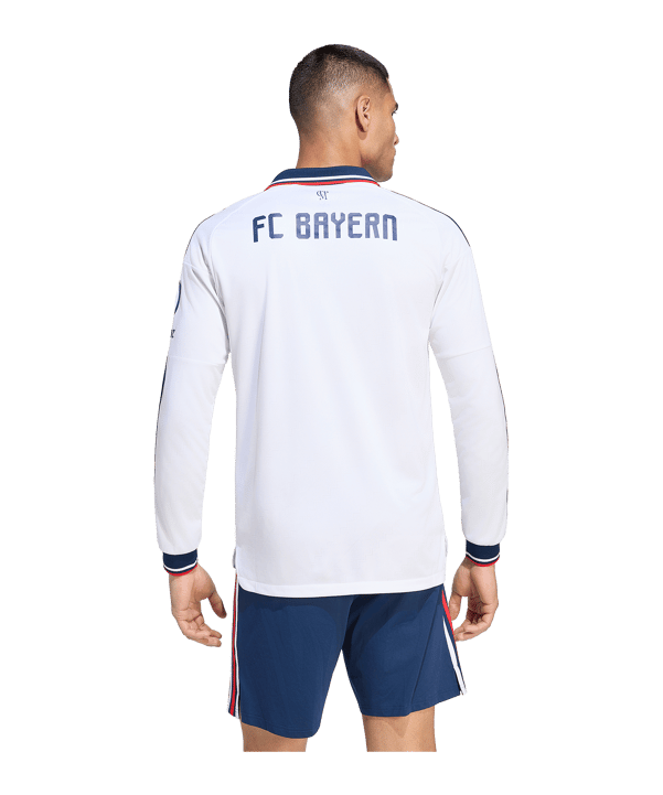 adidas FC Bayern München Authentic Shirt met lange mouwen Away 2026/2027 Wit - wit