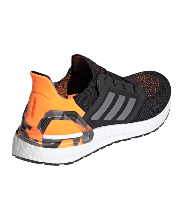 adidas Ultra Boost 20 Running Schwarz Orange - schwarz