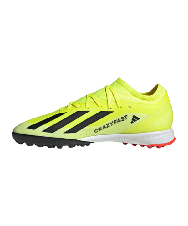 adidas X Crazyfast League TF Solar Energy Gelb Schwarz Weiss - gelb