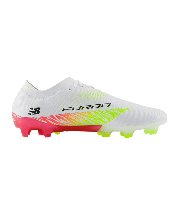 New Balance Furon Elite V8 FG Flash Point Weiss FIB8 - weiss