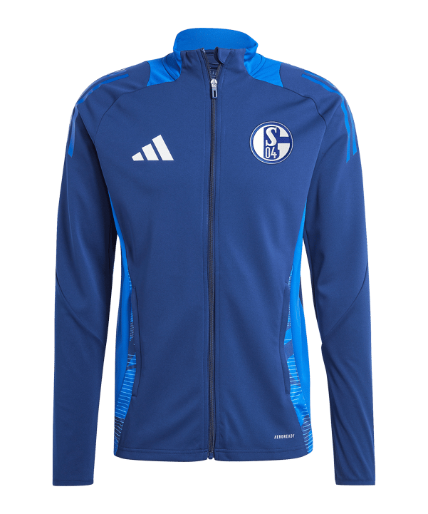 FC Schalke 04 adidas アンセムジャケット adidas FC Schalke 04 Anthemjacke Dunkelblau | Fan-Shop | Fan Artikel