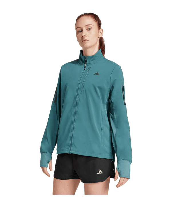 adidas Own The Run Winterized Jacket Jacke Damen Grün - verde