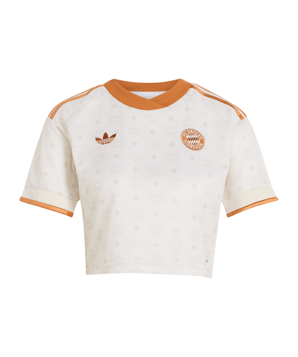 adidas FC Bayern Munich Équipe Féminine MCM Cropped Maillot 2026/2027 Femmes Beige - beige