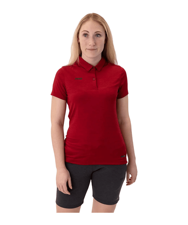 JAKO Premium Basic Polo Femmes Rouge C01 - rouge