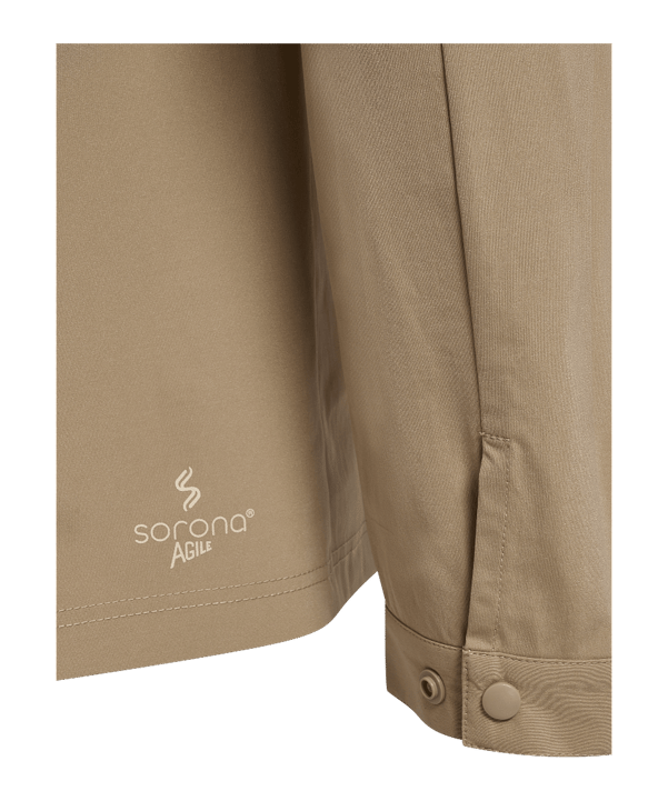 Hummel Sorona Loose Overshirt Sweatshirt Braun F8173 - braun