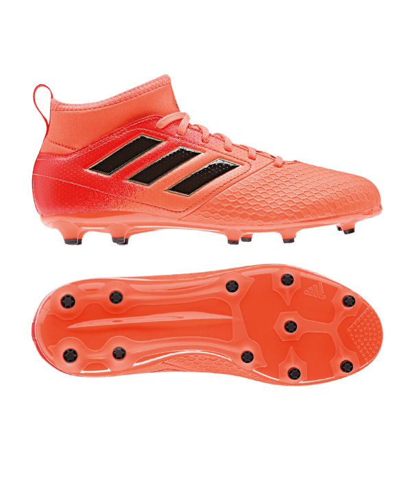 adidas ACE 17.3 Primemesh FG J Kids Rot Schwarz - rot