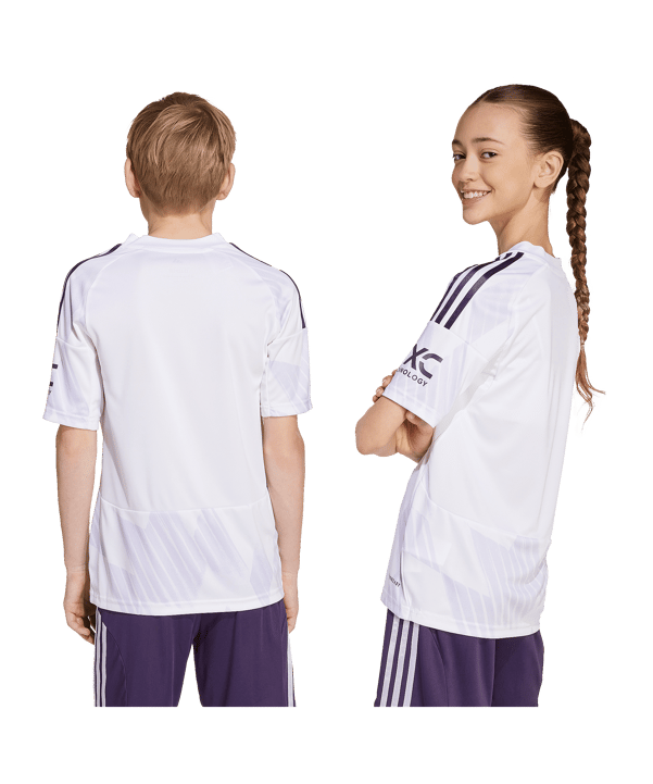 adidas Manchester United Trikot Away 2025/2026 Kids Weiß - weiss
