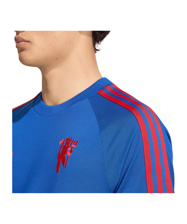 adidas Originals Manchester United T-shirt Blauw - blauw