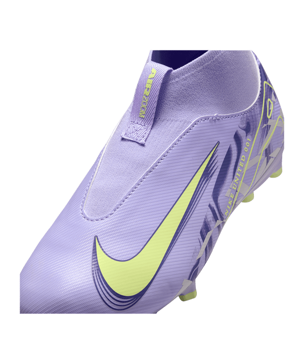Nike Jr Air Zoom Mercurial Superfly X Academy FG/MG United Kids Lila F500 - lila
